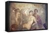 Italy, Naples, Naples Museum, from Pompeii, House of Mars an Venus (VII, 9, 47), Mars and  Venus-Samuel Magal-Framed Stretched Canvas