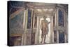 Italy, Naples, Naples Museum, from Pompeii, House of Meleager, Stucco Policromo (Polychrome)-Samuel Magal-Stretched Canvas