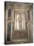 Italy, Naples, Naples Museum, from Pompeii, House of Meleager, Stucco Policromo (Polychrome)-Samuel Magal-Stretched Canvas