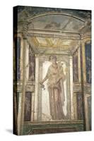 Italy, Naples, Naples Museum, from Pompeii, House of Meleager, Stucco Policromo (Polychrome)-Samuel Magal-Stretched Canvas