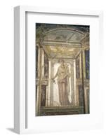 Italy, Naples, Naples Museum, from Pompeii, House of Meleager, Stucco Policromo (Polychrome)-Samuel Magal-Framed Photographic Print