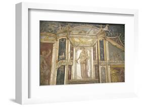 Italy, Naples, Naples Museum, from Pompeii, House of Meleager, Stucco Policromo (Polychrome)-Samuel Magal-Framed Photographic Print