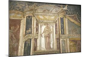 Italy, Naples, Naples Museum, from Pompeii, House of Meleager, Stucco Policromo (Polychrome)-Samuel Magal-Mounted Photographic Print