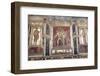 Italy, Naples, Naples Museum, from Pompeii, House of Meleager, Stucco Policromo (Polychrome)-Samuel Magal-Framed Photographic Print