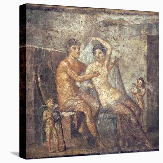 Italy, Naples, Naples Museum, from Pompeii, House of Meleager (VI 9, 2.13), Ares and Aphrodite-Samuel Magal-Stretched Canvas