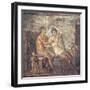 Italy, Naples, Naples Museum, from Pompeii, House of Meleager (VI 9, 2.13), Ares and Aphrodite-Samuel Magal-Framed Photographic Print