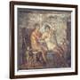 Italy, Naples, Naples Museum, from Pompeii, House of Meleager (VI 9, 2.13), Ares and Aphrodite-Samuel Magal-Framed Photographic Print