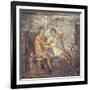 Italy, Naples, Naples Museum, from Pompeii, House of Meleager (VI 9, 2.13), Ares and Aphrodite-Samuel Magal-Framed Photographic Print