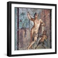 Italy, Naples, Naples Museum, from Pompeii, House of Meleager (VI 9, 2.13), Emafrodito and Panisco-Samuel Magal-Framed Photographic Print