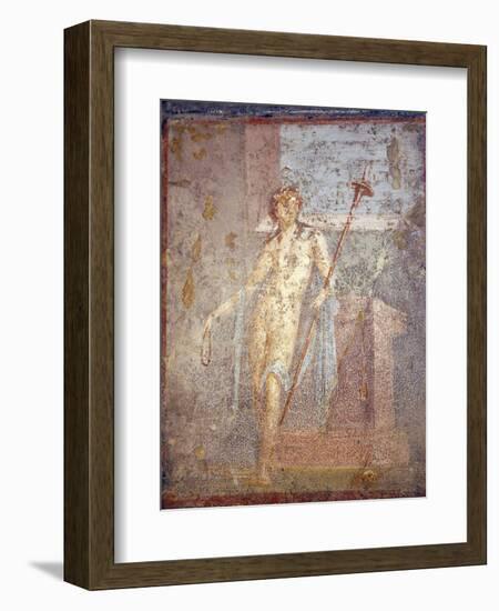 Italy, Naples, Naples Museum, from Pompeii, House of Meleager (VI 9, 2.13), Imeneo-Samuel Magal-Framed Photographic Print