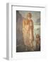 Italy, Naples, Naples Museum, from Pompeii, House of Meleager (VI 9, 2.13), Sileno, Eros and Pan-Samuel Magal-Framed Photographic Print