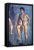 Italy, Naples, Naples Museum, from Pompeii, House of Meleager (VI 9), Io and Argo-Samuel Magal-Framed Stretched Canvas