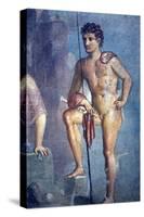 Italy, Naples, Naples Museum, from Pompeii, House of Meleager (VI 9), Io and Argo-Samuel Magal-Stretched Canvas