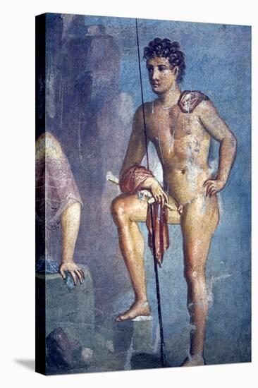 Italy, Naples, Naples Museum, from Pompeii, House of Meleager (VI 9), Io and Argo-Samuel Magal-Stretched Canvas