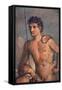 Italy, Naples, Naples Museum, from Pompeii, House of Meleager (VI 9), Io and Argo-Samuel Magal-Framed Stretched Canvas