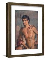 Italy, Naples, Naples Museum, from Pompeii, House of Meleager (VI 9), Io and Argo-Samuel Magal-Framed Photographic Print