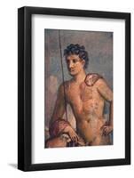 Italy, Naples, Naples Museum, from Pompeii, House of Meleager (VI 9), Io and Argo-Samuel Magal-Framed Photographic Print