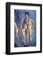 Italy, Naples, Naples Museum, from Pompeii, House of Meleager (VI 9), Io and Argo-Samuel Magal-Framed Photographic Print