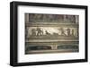 Italy, Naples, Naples Museum, from Pompeii, House of Meleager (VI 9), Stucco Policromo (Polychrome)-Samuel Magal-Framed Premium Photographic Print