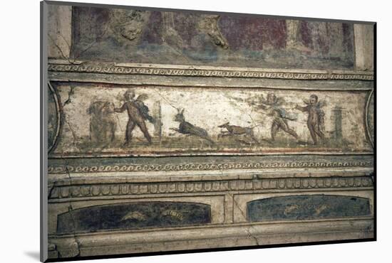 Italy, Naples, Naples Museum, from Pompeii, House of Meleager (VI 9), Stucco Policromo (Polychrome)-Samuel Magal-Mounted Photographic Print