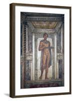 Italy, Naples, Naples Museum, from Pompeii, House of Meleager (VI 9), Stucco Policromo (Polychrome)-Samuel Magal-Framed Photographic Print