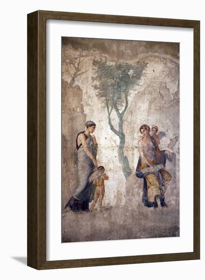 Italy, Naples, Naples Museum, from Pompeii, House of Punished Love  (VII, 2, 23), Eros' Punishment-Samuel Magal-Framed Photographic Print