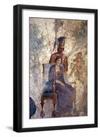 Italy, Naples, Naples Museum, from Pompeii, House of Punished Love  (VII, 2, 23), Mars and Venus-Samuel Magal-Framed Premium Photographic Print