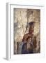 Italy, Naples, Naples Museum, from Pompeii, House of Punished Love  (VII, 2, 23), Mars and Venus-Samuel Magal-Framed Photographic Print