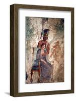 Italy, Naples, Naples Museum, from Pompeii, House of Punished Love (VII, 2, 23), Mars and Venus-Samuel Magal-Framed Photographic Print