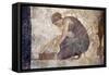 Italy, Naples, Naples Museum, from Pompeii, House of Punished Love  (VII, 2, 23), Slave-Samuel Magal-Framed Stretched Canvas