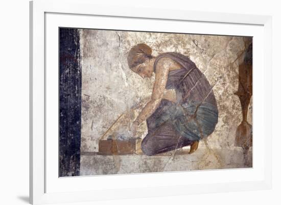 Italy, Naples, Naples Museum, from Pompeii, House of Punished Love  (VII, 2, 23), Slave-Samuel Magal-Framed Photographic Print