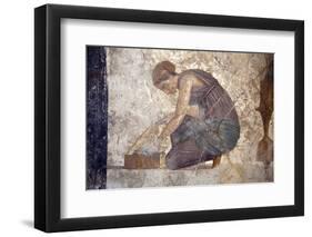 Italy, Naples, Naples Museum, from Pompeii, House of Punished Love  (VII, 2, 23), Slave-Samuel Magal-Framed Photographic Print