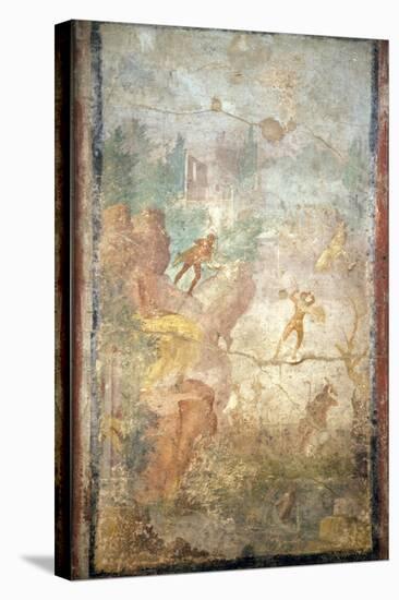 Italy, Naples, Naples Museum, from Pompeii, House of Queen Margherita (V 2, 10), Marsia-Samuel Magal-Stretched Canvas