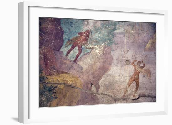 Italy, Naples, Naples Museum, from Pompeii, House of Queen Margherita (V 2, 10), Marsia-Samuel Magal-Framed Photographic Print