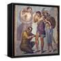 Italy, Naples, Naples Museum, from Pompeii, House of Siricus (VII, 1, 47), Iapyx and Aeneas-Samuel Magal-Framed Stretched Canvas