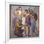 Italy, Naples, Naples Museum, from Pompeii, House of Siricus (VII, 1, 47), Iapyx and Aeneas-Samuel Magal-Framed Photographic Print