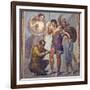 Italy, Naples, Naples Museum, from Pompeii, House of Siricus (VII, 1, 47), Iapyx and Aeneas-Samuel Magal-Framed Photographic Print