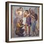 Italy, Naples, Naples Museum, from Pompeii, House of Siricus (VII, 1, 47), Iapyx and Aeneas-Samuel Magal-Framed Photographic Print