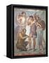 Italy, Naples, Naples Museum, from Pompeii, House of Siricus (VII, 1, 47), Lapyx and Aeneas-Samuel Magal-Framed Stretched Canvas