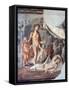 Italy, Naples, Naples Museum, from Pompeii, House of the Capitals, Dionysus and Arianna-Samuel Magal-Framed Stretched Canvas