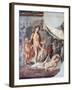 Italy, Naples, Naples Museum, from Pompeii, House of the Capitals, Dionysus and Arianna-Samuel Magal-Framed Photographic Print