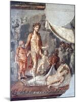 Italy, Naples, Naples Museum, from Pompeii, House of the Capitals, Dionysus and Arianna-Samuel Magal-Mounted Photographic Print