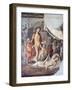 Italy, Naples, Naples Museum, from Pompeii, House of the Capitals, Dionysus and Arianna-Samuel Magal-Framed Photographic Print