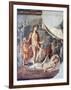 Italy, Naples, Naples Museum, from Pompeii, House of the Capitals, Dionysus and Arianna-Samuel Magal-Framed Photographic Print