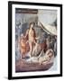 Italy, Naples, Naples Museum, from Pompeii, House of the Capitals, Dionysus and Arianna-Samuel Magal-Framed Photographic Print