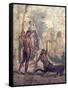 Italy, Naples, Naples Museum, from Pompeii, House of the Centaur, Hercules Slaying Nessus-Samuel Magal-Framed Stretched Canvas