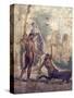 Italy, Naples, Naples Museum, from Pompeii, House of the Centaur, Hercules Slaying Nessus-Samuel Magal-Stretched Canvas