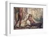 Italy, Naples, Naples Museum, from Pompeii, House of the Centaur, Hercules Slaying Nessus-Samuel Magal-Framed Photographic Print