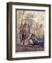 Italy, Naples, Naples Museum, from Pompeii, House of the Centaur, Hercules Slaying Nessus-Samuel Magal-Framed Photographic Print