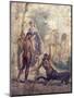 Italy, Naples, Naples Museum, from Pompeii, House of the Centaur, Hercules Slaying Nessus-Samuel Magal-Mounted Photographic Print